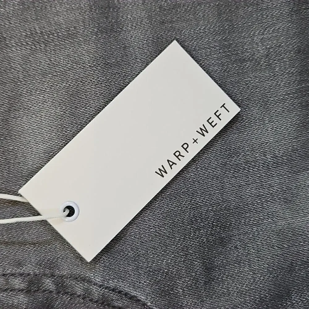 Warp + Weft Ord Jeans Men's W31 L32‎ Chicago Straight Smoke Gray Quiet Luxury